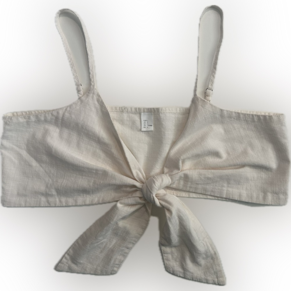 *NEW* Tie Front Cropped Cami
